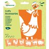Kinder-Schablonen Bauernhof-Tiere
