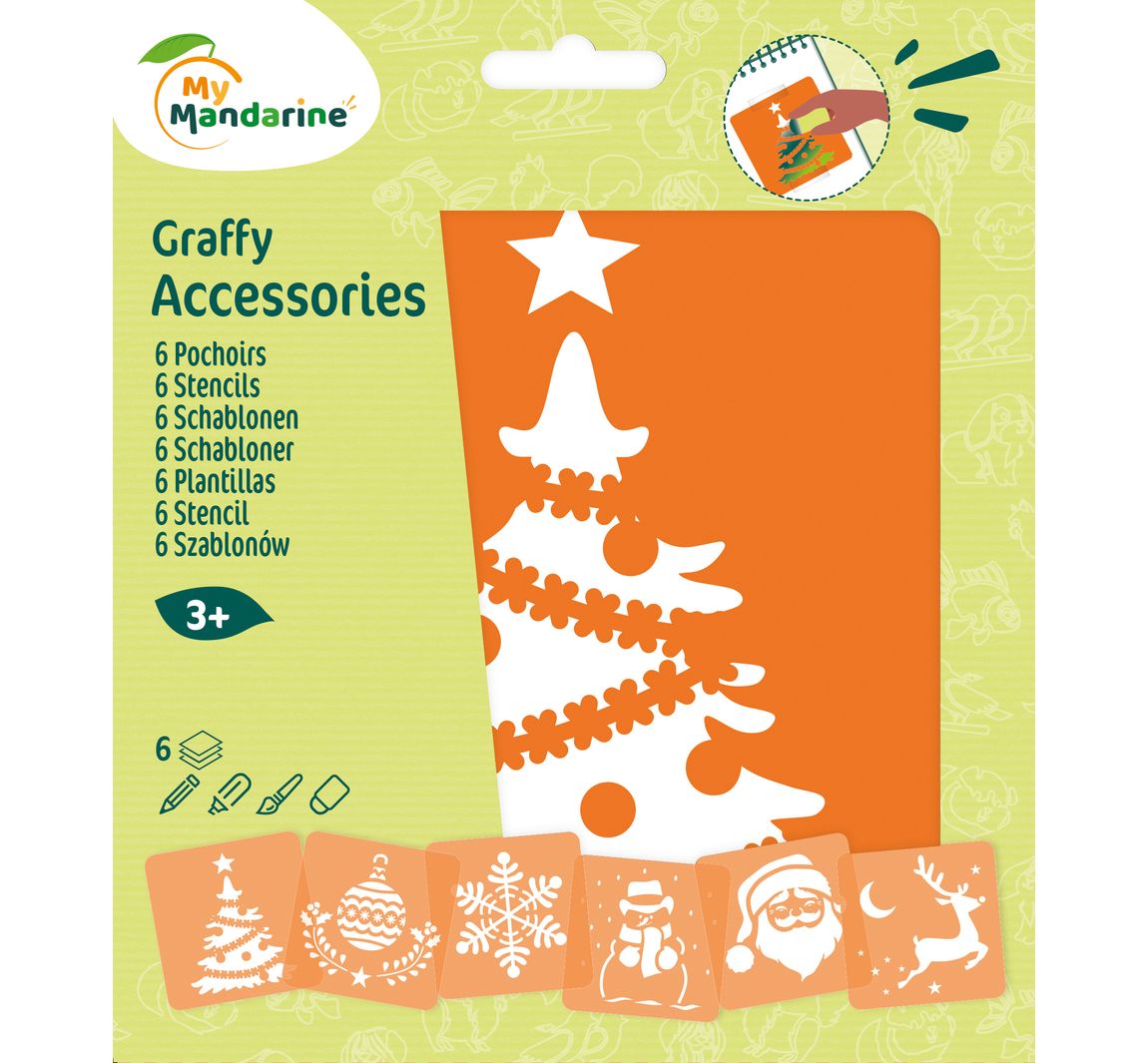 Kinder-Schablonen - Weihnachten