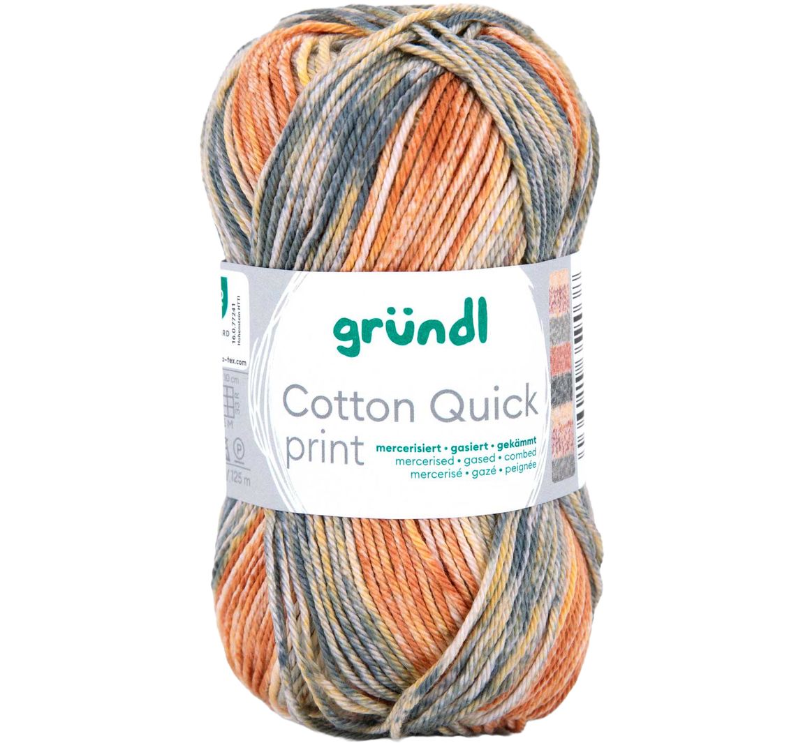 Gründl Wolle "Cotton Quick print" - Farbe 256