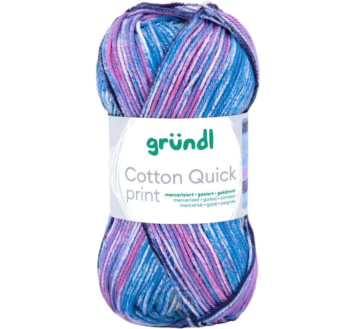 Gründl Wolle "Cotton Quick print" - Farbe 254