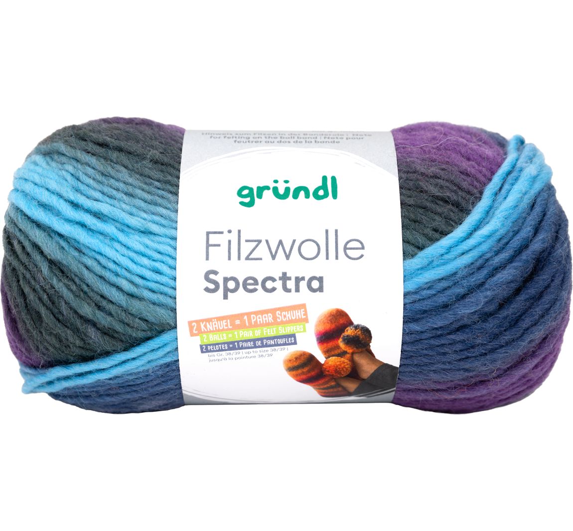 Gründl Filzwolle "Spectra" - Farbe 03