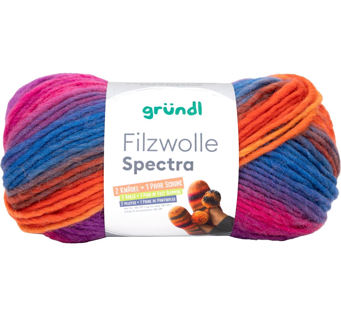 Gründl Filzwolle "Spectra" - Farbe 04
