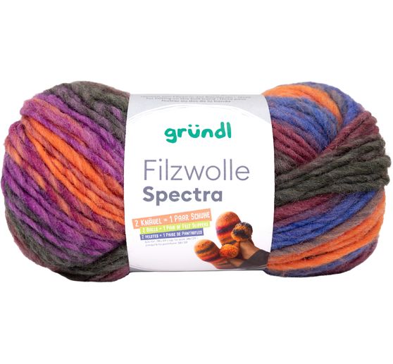 Gr&uuml;ndl Felting wool "Spectra"