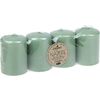 Stumpenkerzen "Nature", 4er-Pack Salbei