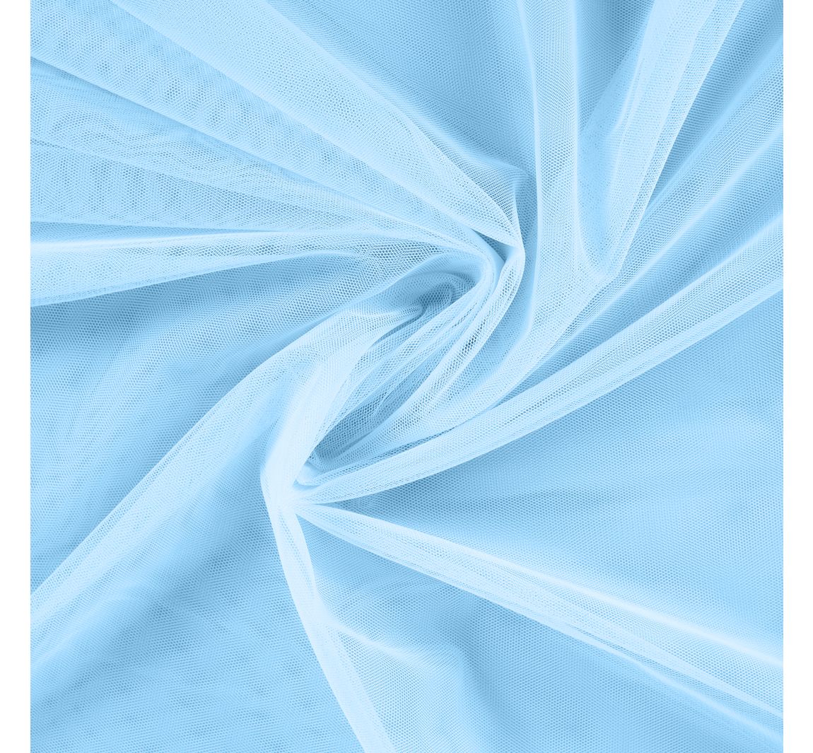Soft-Tüll, Meterware - Babyblau