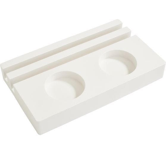 VBS Silicone mould "Tealight holder - Rectangular" with plug edge