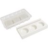 VBS Silicone mould "Tealight holder - Rectangular" with plug edge 3 ttealight candles