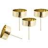 Metal tealight holder Gold