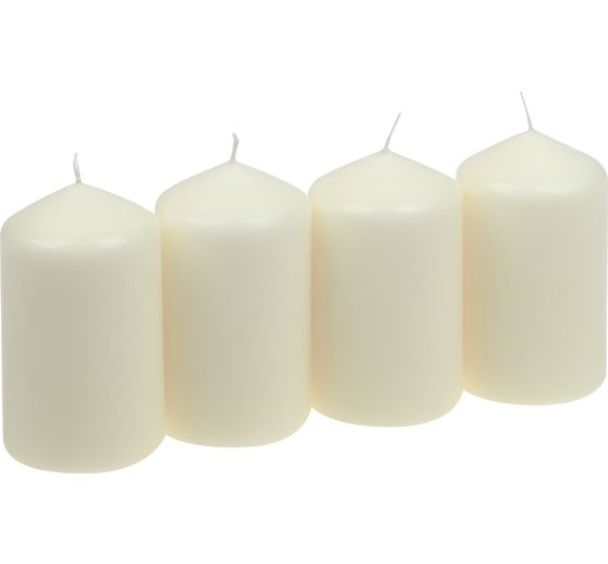 Stumpenkerzen, 4er-Pack