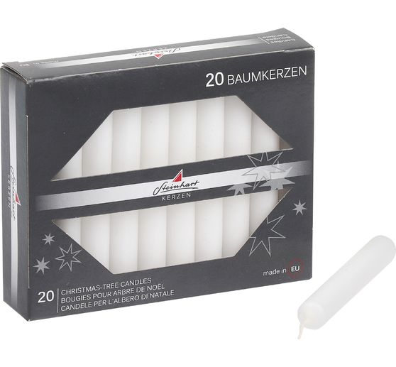 Baumkerzen durchgef&auml;rbt, 20er-Pack