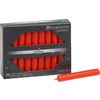 Christmas tree candles, solid‑coloured, pack of 20 Red