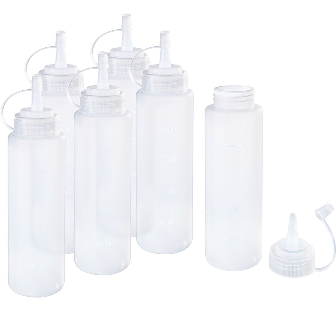 VBS Farbmisch-Quetschflaschen - 240 ml, 6 Stück