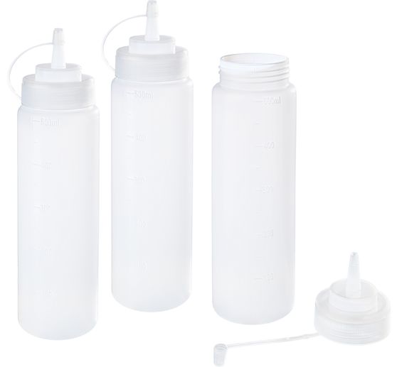 VBS Colour mixing squeeze bottles, Transparent