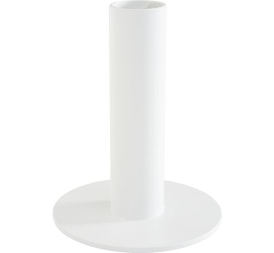 Metall-Stabkerzenhalter, Wei&szlig;