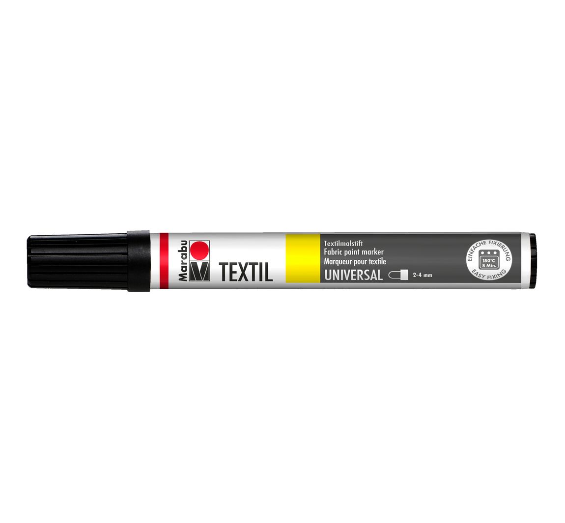Marabu Textil-Painter, 2-4 mm - Schwarz