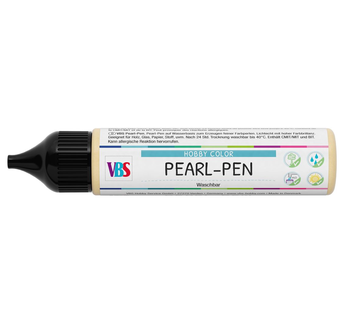 VBS Pearl-Pen, 28 ml - Gelb