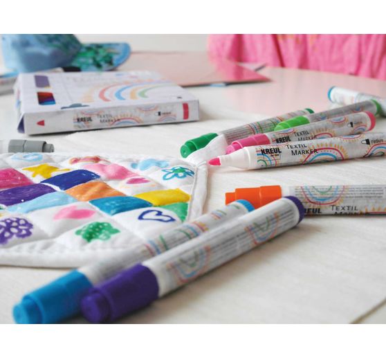 KREUL Textil Marker medium "Junior", 18er-Set