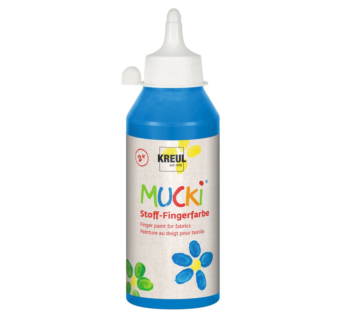MUCKI Stoff-Fingerfarbe, 250 ml - Blau