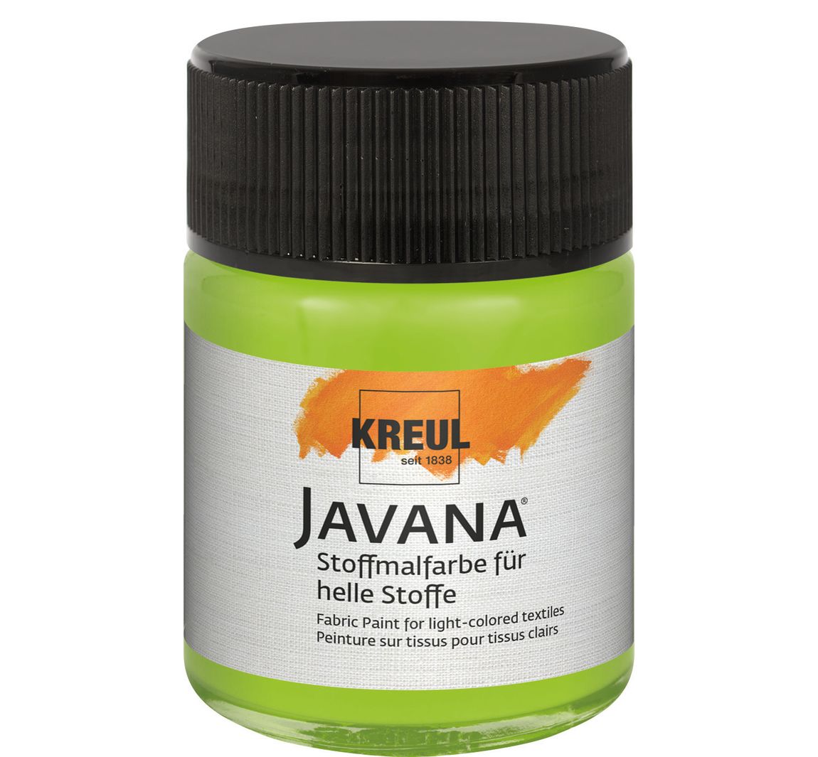 KREUL Javana Stoffmalfarbe für helle Stoffe - Maigrün