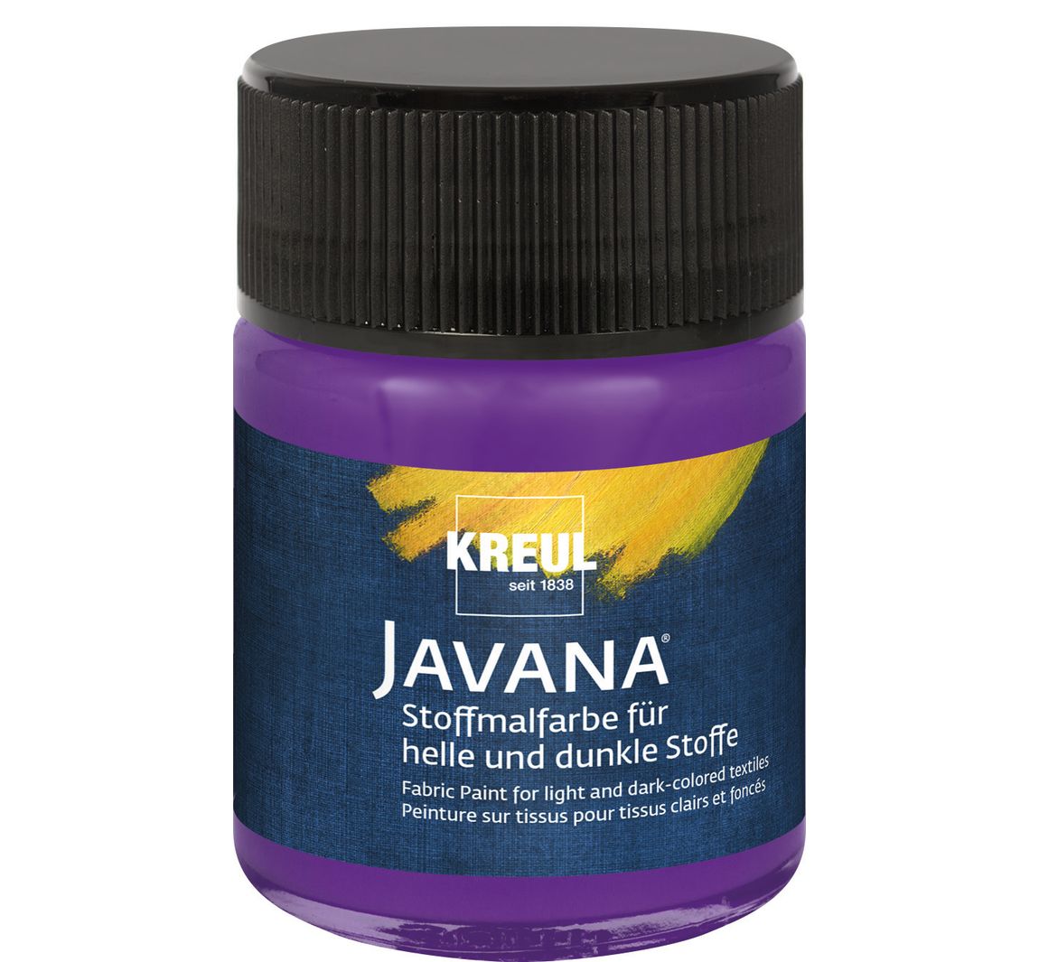 KREUL Javana Stoffmalfarbe, 50 ml - Violett