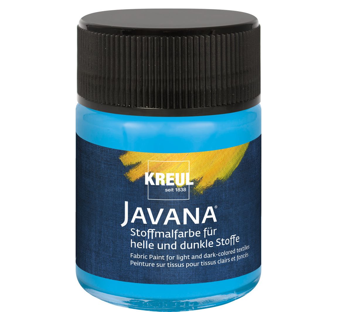 KREUL Javana Stoffmalfarbe, 50 ml - Hellblau