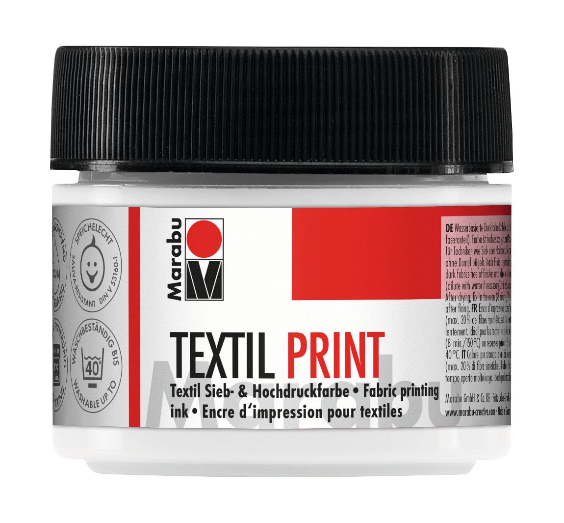 Marabu Textil Print - Titanweiß