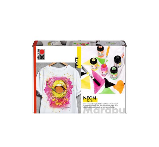 Marabu Textil Neon Set