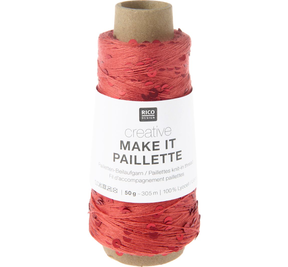 Rico Design Creative "Make It Paillette" - Rot