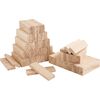 VBS Handicraft blocks "Mini", 78 pieces Oak wood
