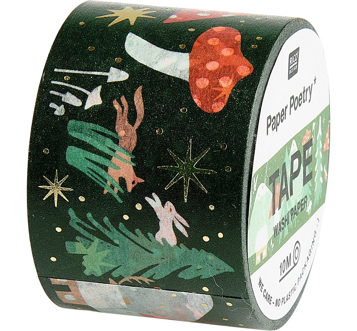 Washi Tape, 3 cm - Winterlandschaft