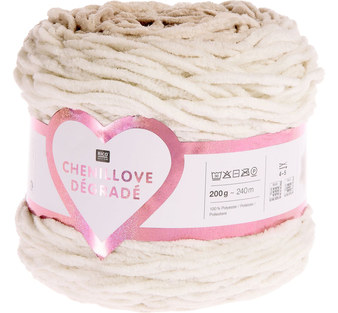 Rico Design Creative "Chenillove Dégradé" - Farbe 001