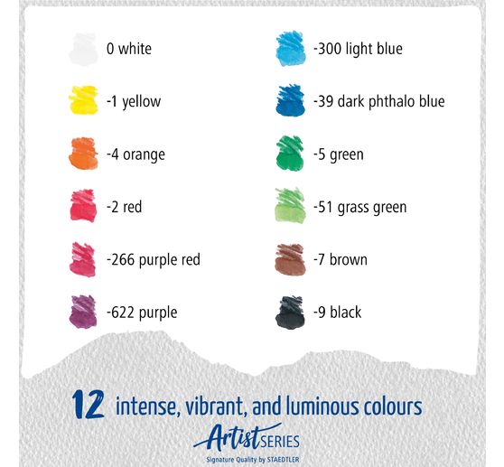 STAEDTLER Aquarellstifte "Mars Lumograph" colour aquarell