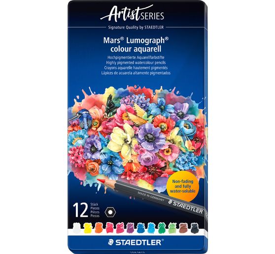 STAEDTLER Aquarellstifte "Mars Lumograph" colour aquarell