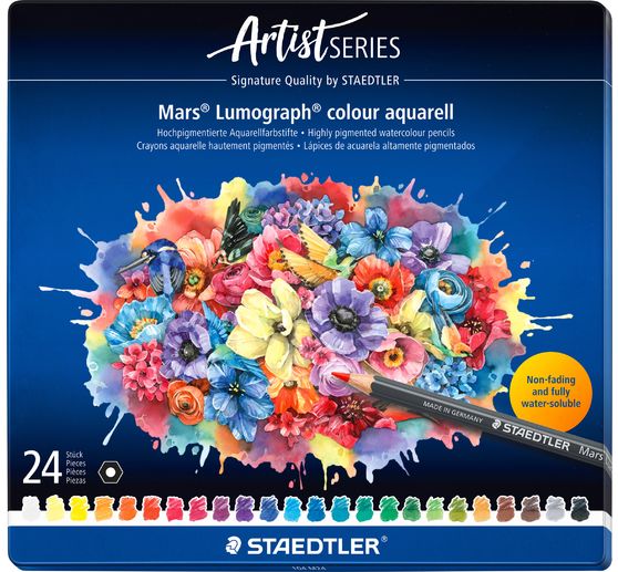 STAEDTLER Aquarellstifte "Mars Lumograph" colour aquarell