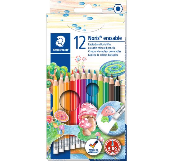 STAEDTLER Buntstifte radierbar "Noris erasable"
