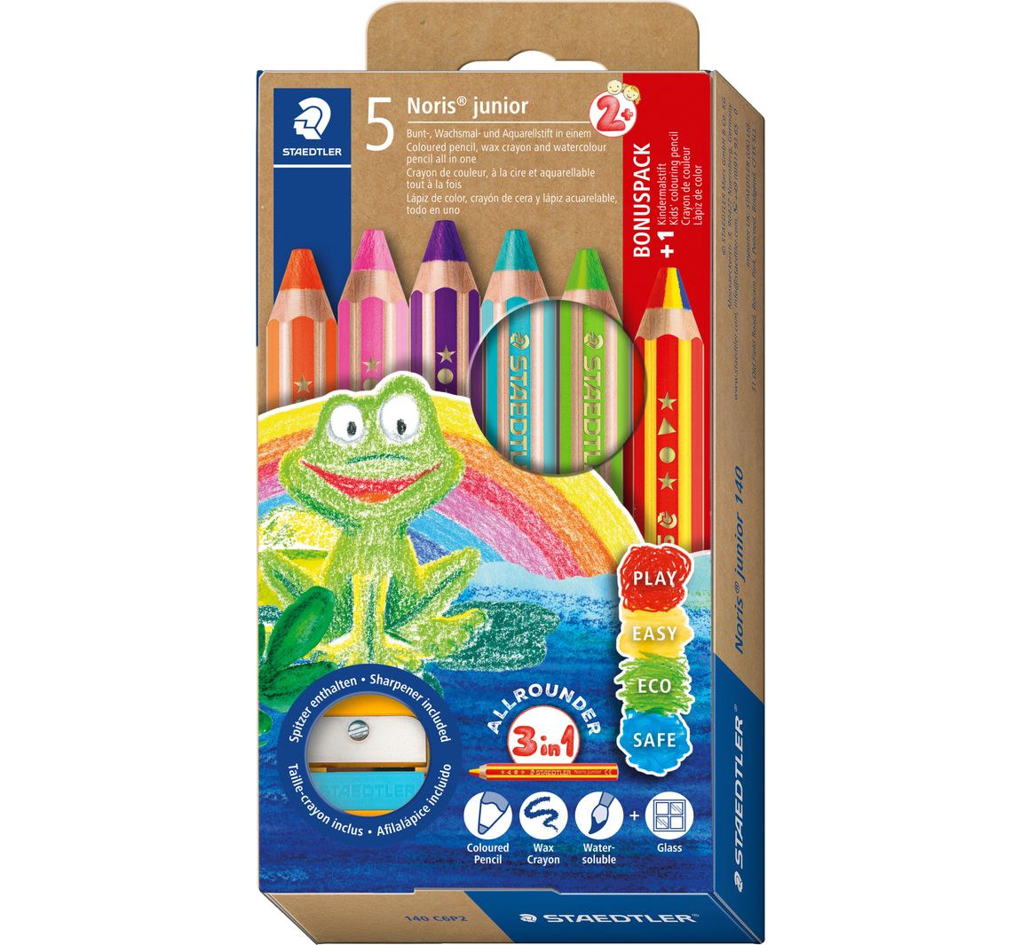 STAEDTLER Buntstifte 5+1 "Noris junior" - Set 2
