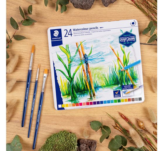 STAEDTLER Aquarellstifte "Design Journey" im Metalletui