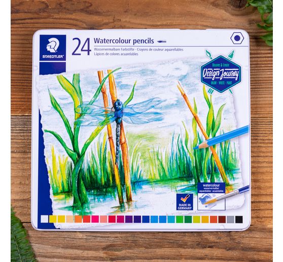 STAEDTLER Aquarellstifte "Design Journey" im Metalletui