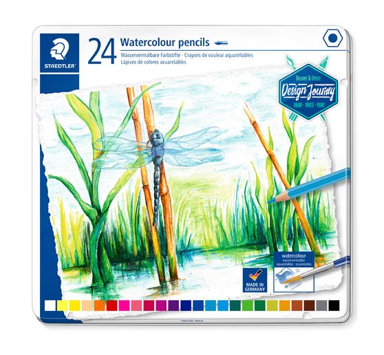 STAEDTLER Aquarellstifte "Design Journey" im Metalletui