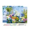 Malen nach Zahlen auf Keilrahmen, 40 x 50 cm Bunte Blumenwiese