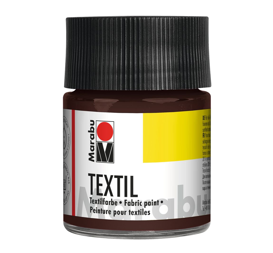 Marabu Textil, 50 ml - Dunkelbraun