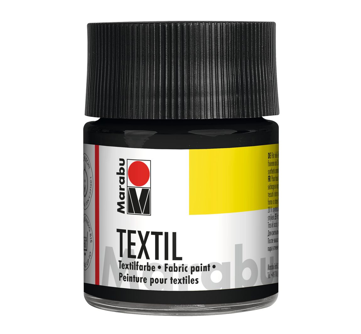 Marabu Textil, 50 ml - Schwarz