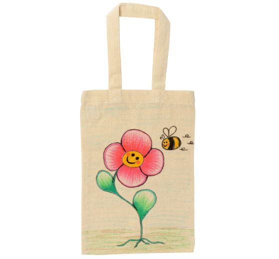 VBS Baumwolltasche, 22 x 26 cm, BW Natur