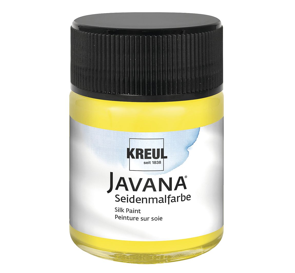 KREUL Javana Seidenmalfarbe, 50 ml - Gelb