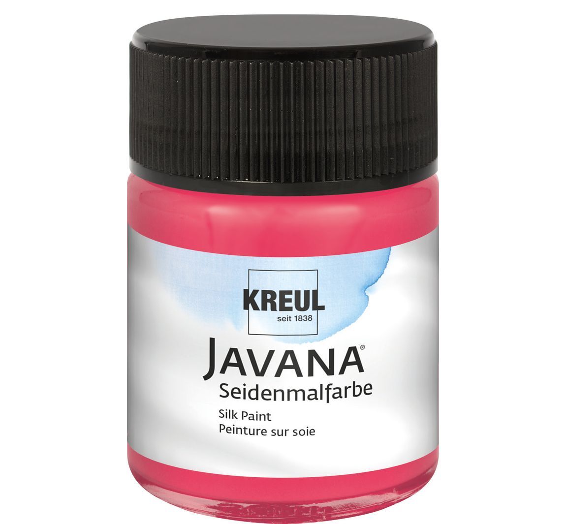 KREUL Javana Seidenmalfarbe, 50 ml - Rot
