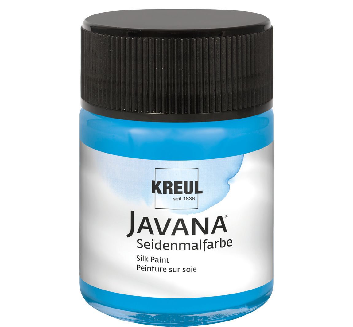 KREUL Javana Seidenmalfarbe, 50 ml - Blau