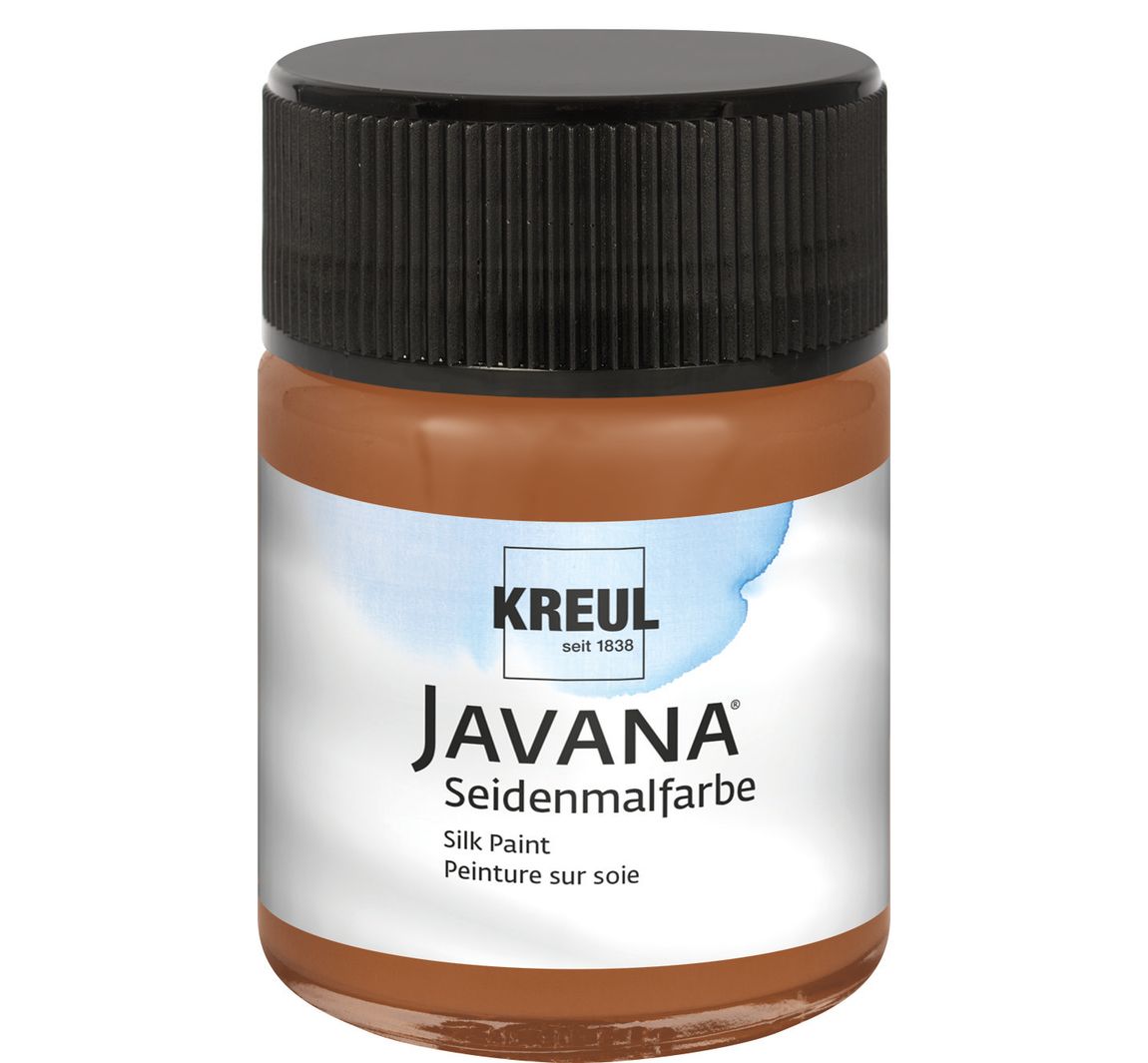 KREUL Javana Seidenmalfarbe, 50 ml - Braun