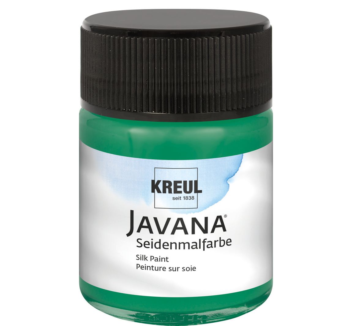 KREUL Javana Seidenmalfarbe, 50 ml - Dunkelgrün