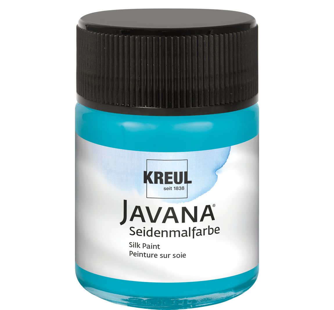 KREUL Javana Seidenmalfarbe, 50 ml - Türkis