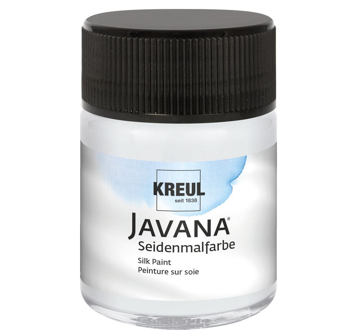 KREUL Javana Seidenmalfarbe, 50 ml - Mischweiß